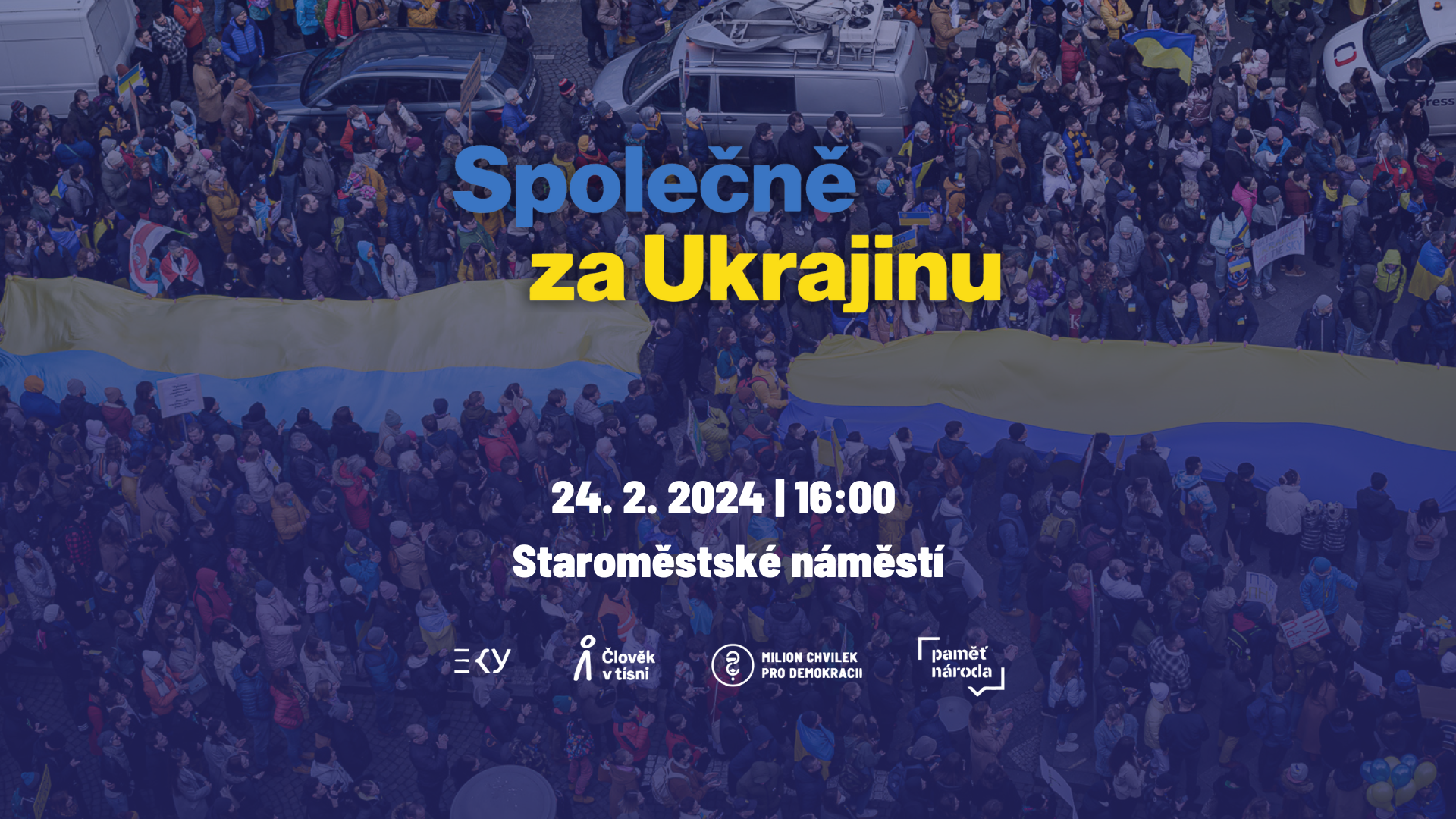 Shromáždění na podporu Ukrajiny již tuto sobotu