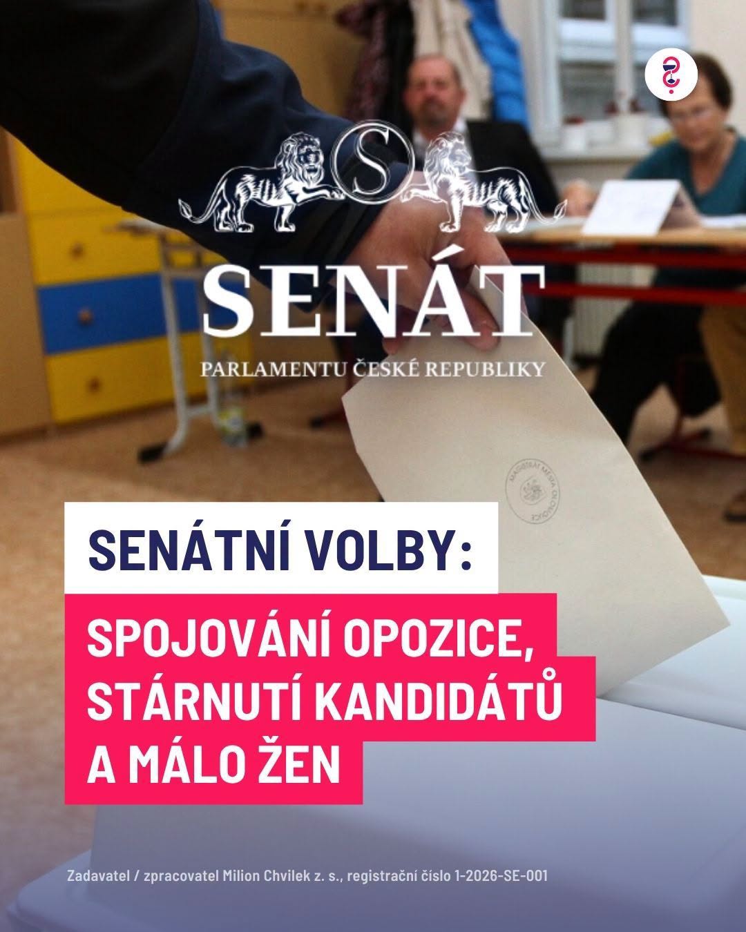 Senátní volby: Spojování opozice, stárnutí kandidátů a málo žen