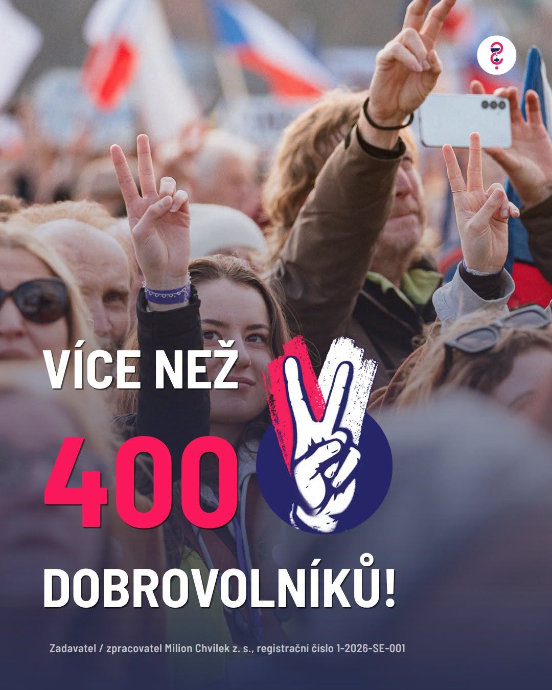 Více než 400 dobrovolníků!