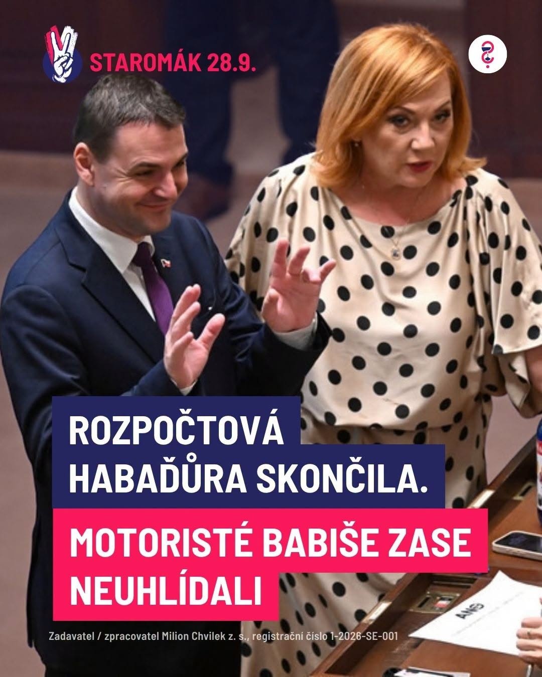 Rozpočtová habaďůra skončila. Motoristé Babiše zase neuhlídali