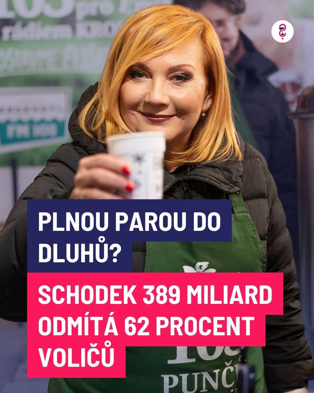 Schodek 389 miliard odmítá 62 procent voličů