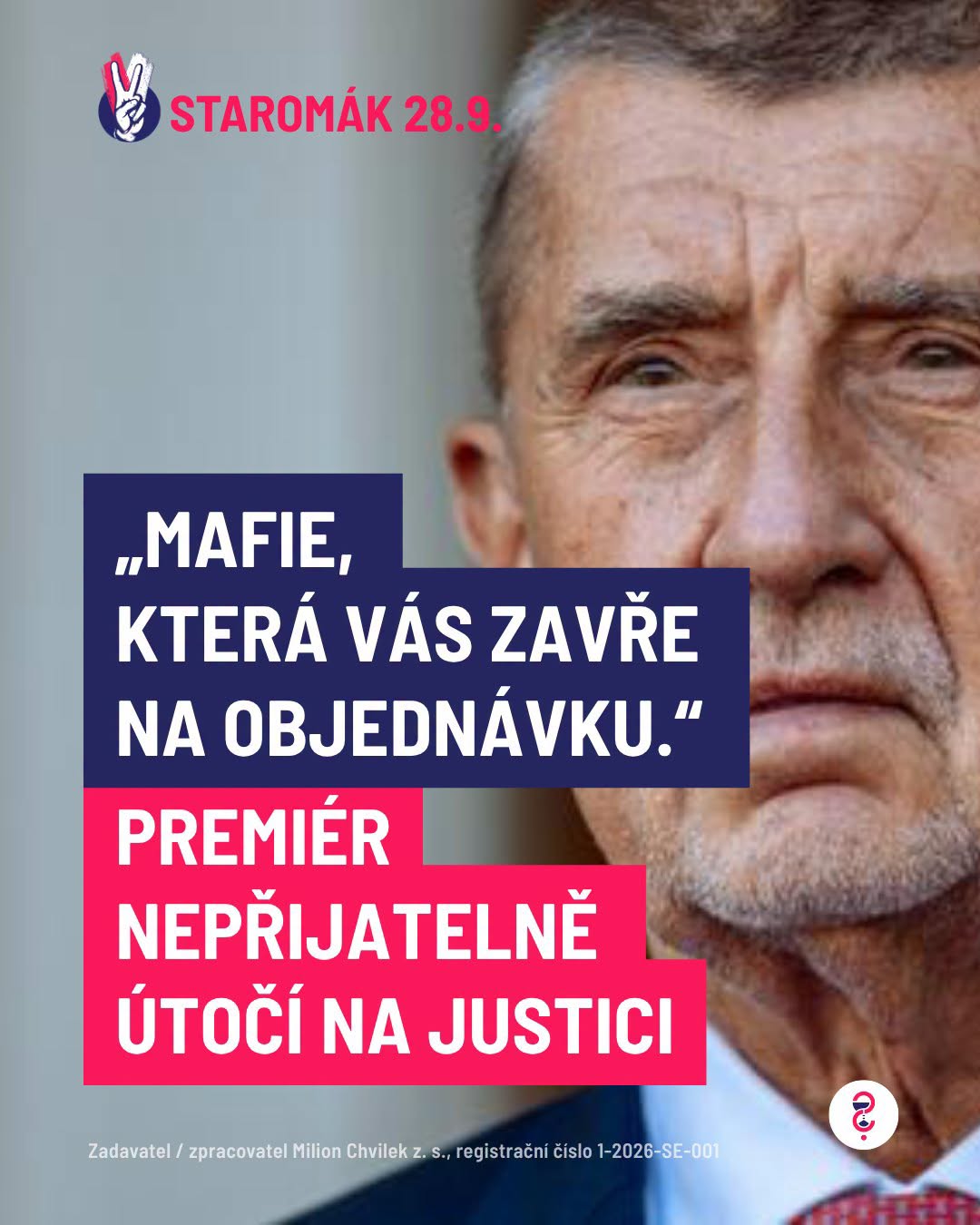 Premiér nepřijatelně útočí na justici