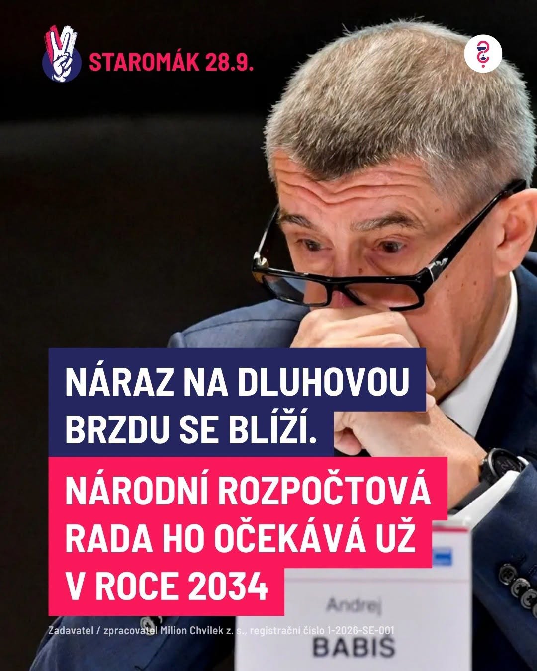 Náraz na dluhovou brzdu se blíží. Národní rozpočtová rada ho očekává už v roce 2034
