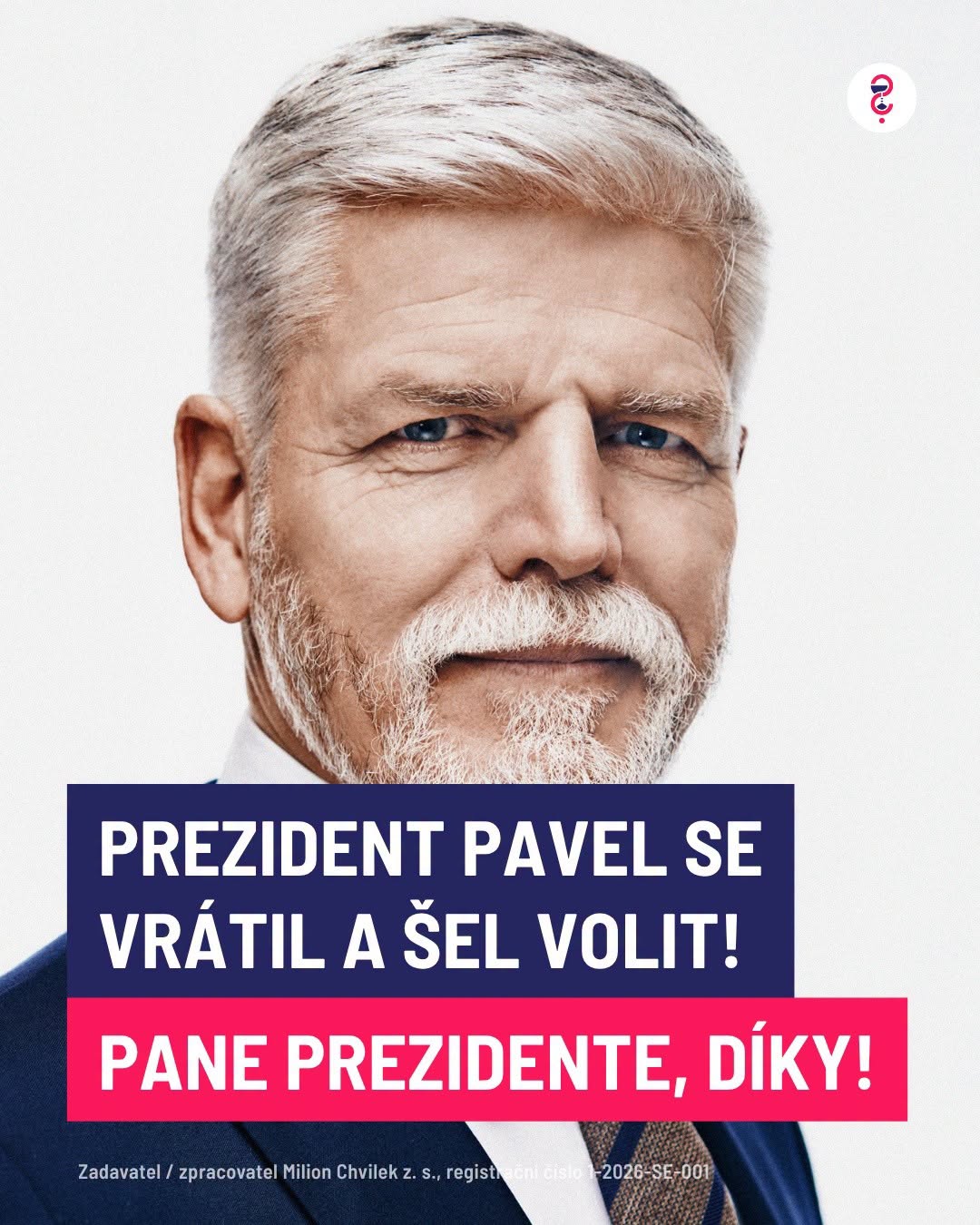 Prezident Pavel se vrátil a šel volit! Pane prezidente, díky!