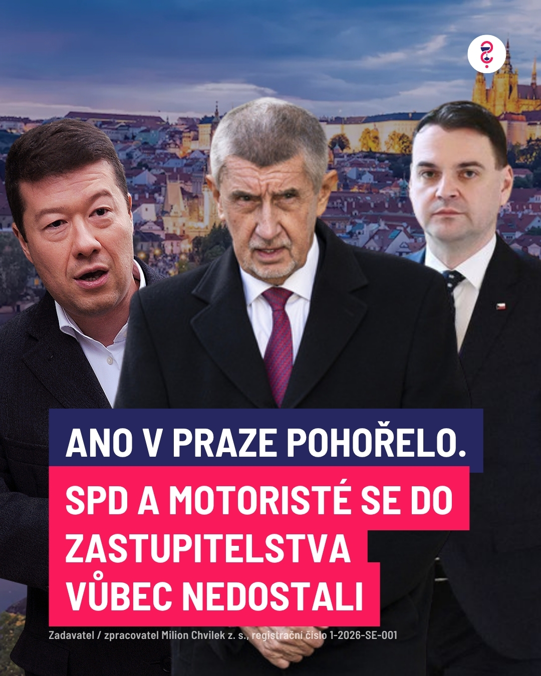 ANO v Praze pohořelo. SPD a Motoristé se do zastupitelstva vůbec nedostali