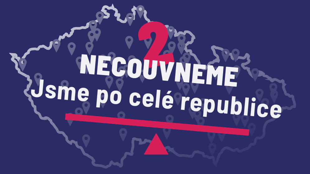 Demonstrace NECOUVNEME 2 - Jsme po celé republice