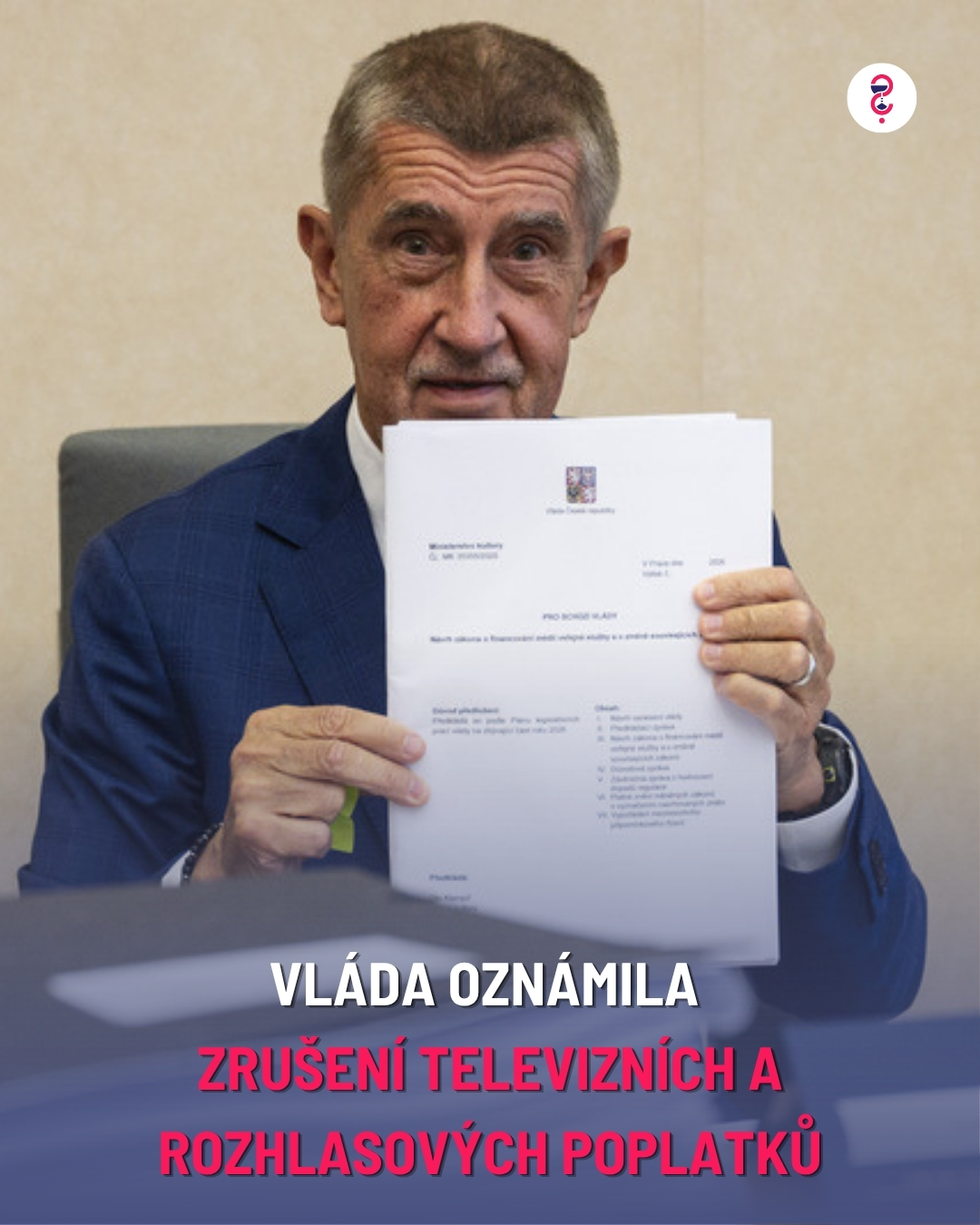 VLÁDA OZNÁMILA ZRUŠENÍ TELEVIZNÍCH A ROZHLASOVÝCH POPLATKŮ