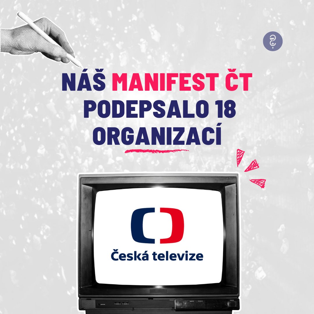 Manifest na podporu ČT: Veřejnoprávní média jsou v ohrožení