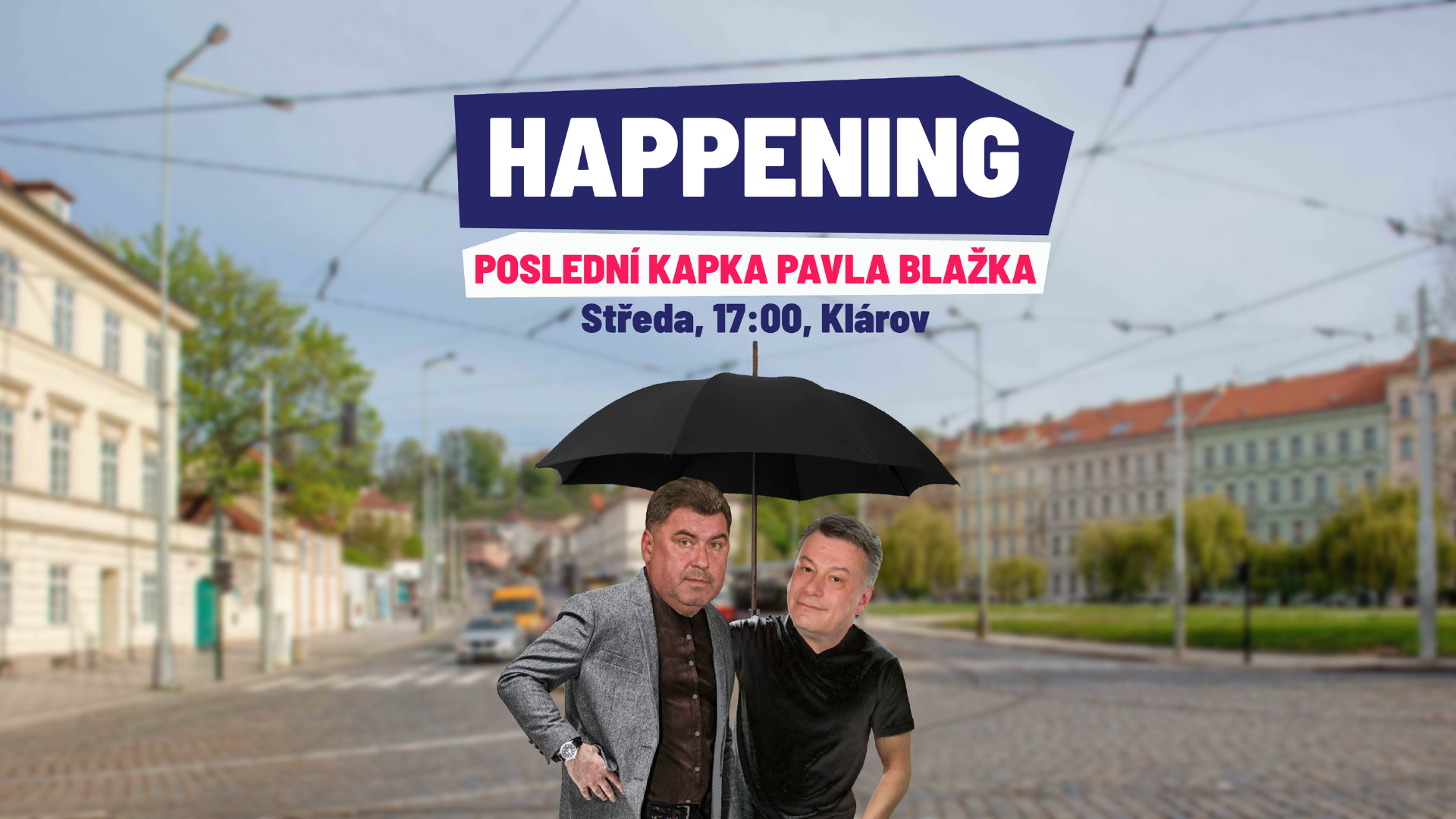 Happening: Poslední kapka Pavla Blažka | Přijďte ve středu v 17 hodin na pražský Klárov