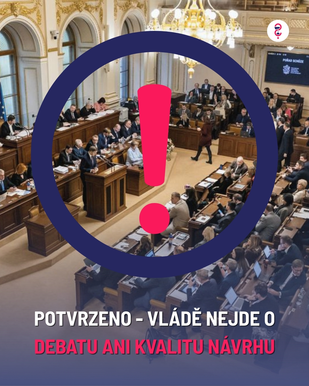POTVRZENO - Vládě nejde o debatu ani kvalitu návrhu