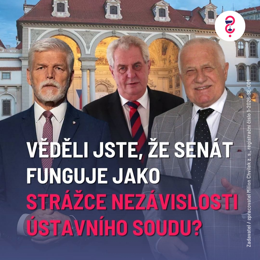 Věděli jste, že Senát funguje jako strážce nezávislosti Ústavního soudu?