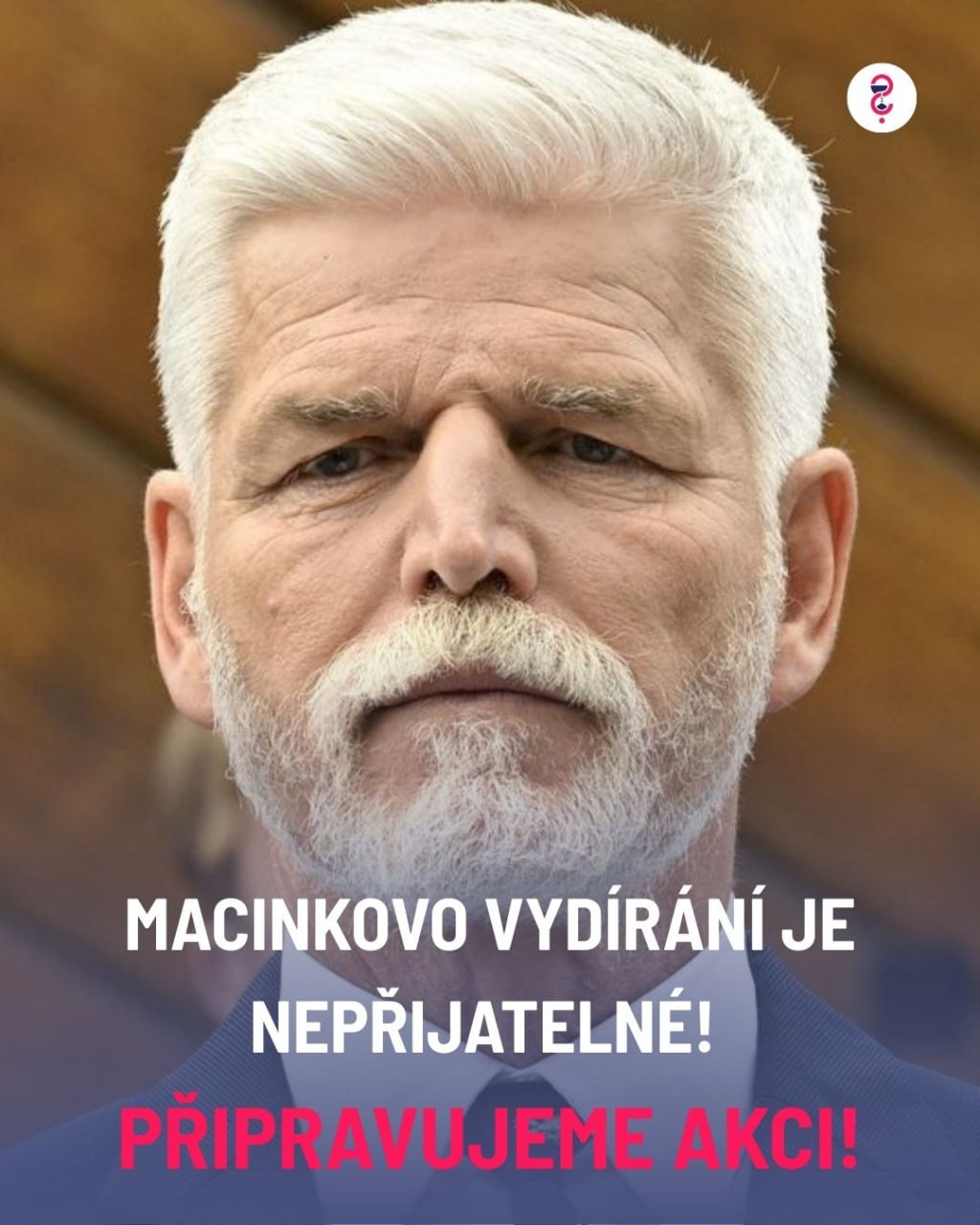 Macinkovo vydírání je nepřijatelné. Připravujeme akci!