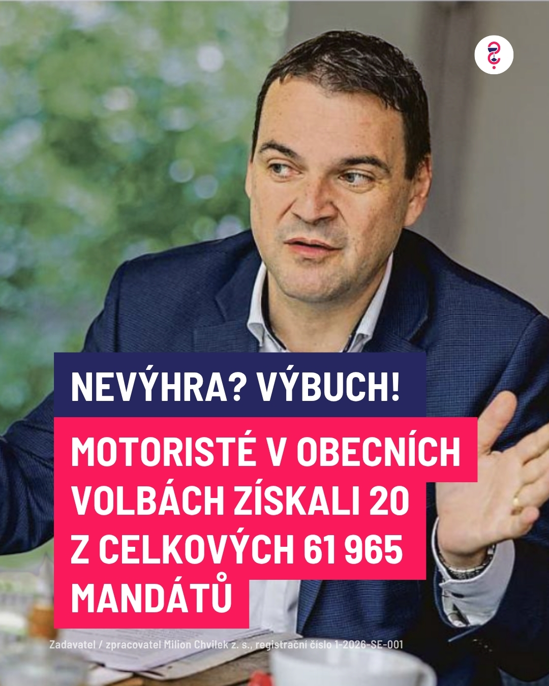 Nevýhra? Výbuch!  Motoristé v obecních volbách získali 20 z celkových 61 965 mandátů