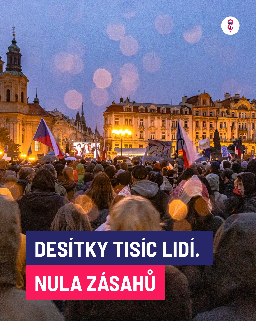 Desítky tisíc lidí. Nula zásahů